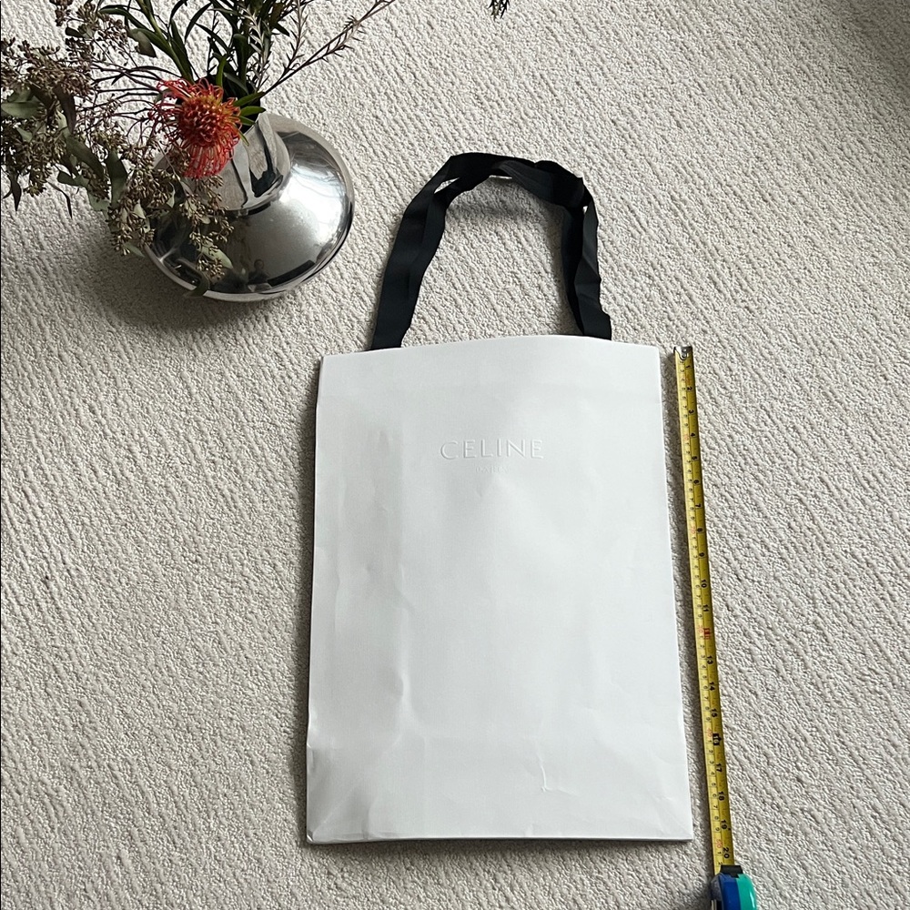 Celine large paper shopping bag